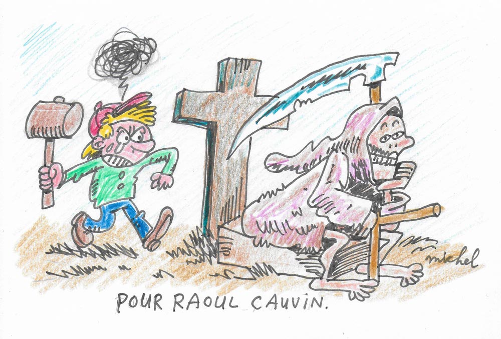 L'hommage à Raoul Cauvin