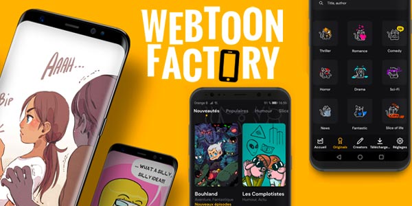 WEBTOON FACTORY est enfin disponible en app !