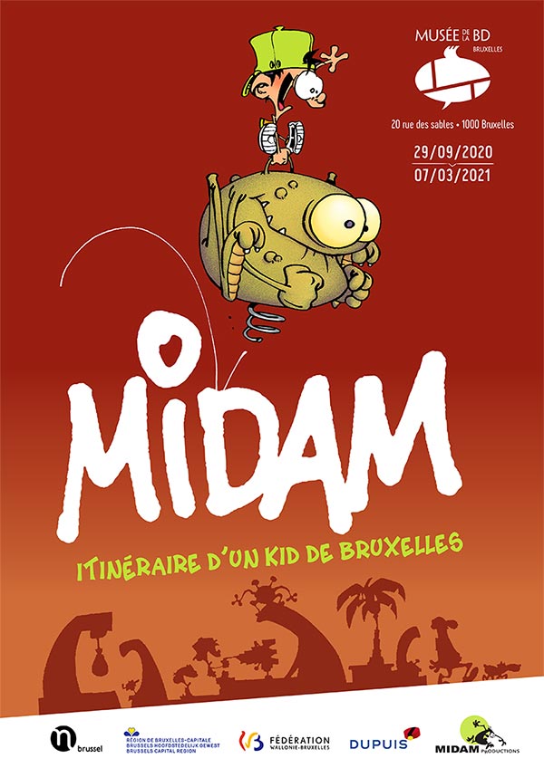 Expo Midam : « Itinéraire d'un Kid de Bruxelles »