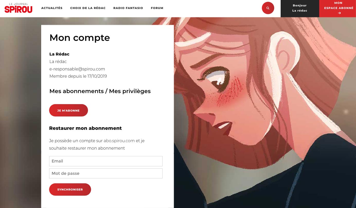 restaurez votre abonnement